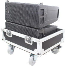 Lucky Case Line Array Flight Case For 2 RCF HDL6-A Speakers With Wheels